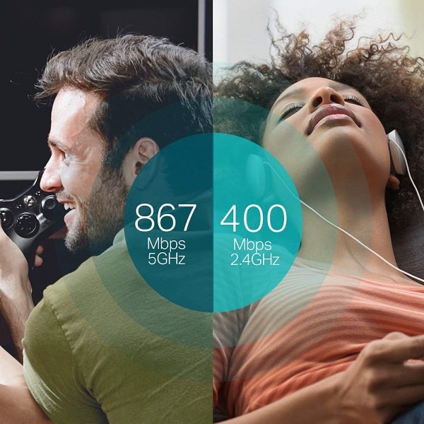 TP-Link Archer T4U AC1300 Dual Band Wireless USB 3.0 WiFi Adapter with WPS Button