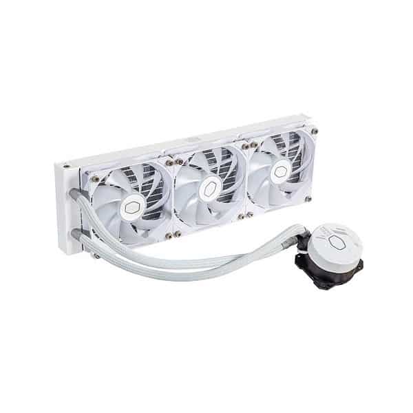Cooler Master MasterLiquid 360L Core WH ARGB 360mm All-in-One Liquid CPU Cooler (White)