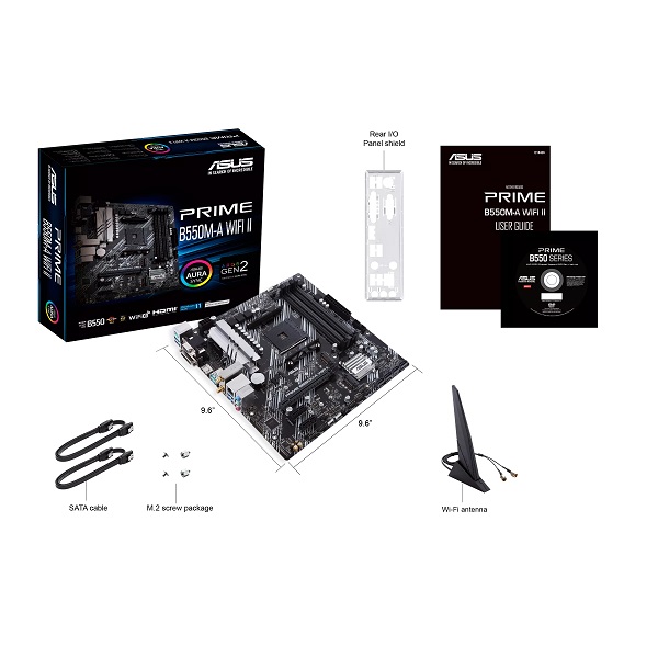 ASUS Prime B550M A WiFi II AMD AM4 M-ATX motherboard