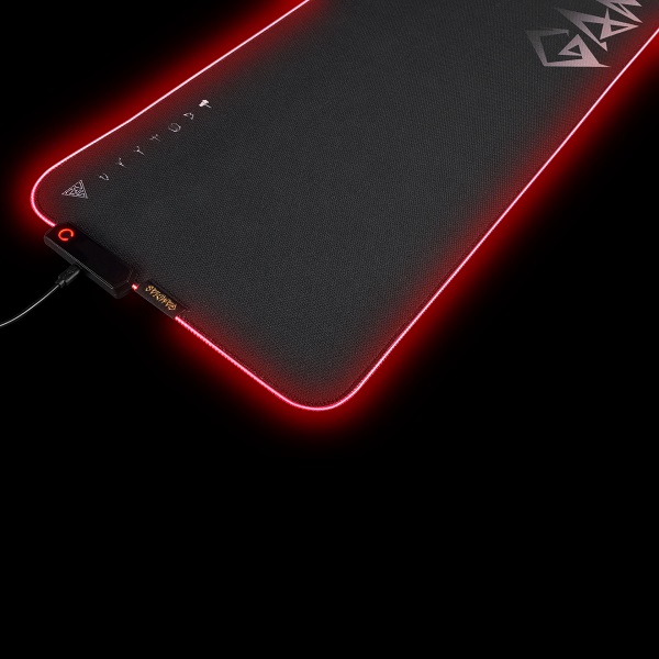 Gamdias Nyx-P3 Multi-Colored RGB Gaming Mousepad with 10 ARGB LED Effects and Non-Slip Rubber Base