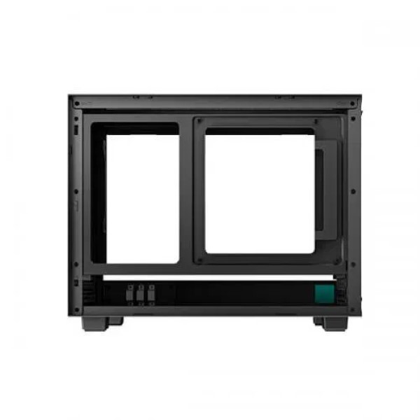 DeepCool CH160 M-ATX Mini-Tower Cabinet With Tempered Glass Side Panel (Black)