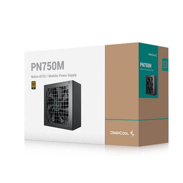 DeepCool PN750M 750 Watt ATX 3.1 80 plus Gold Certified Power Supply