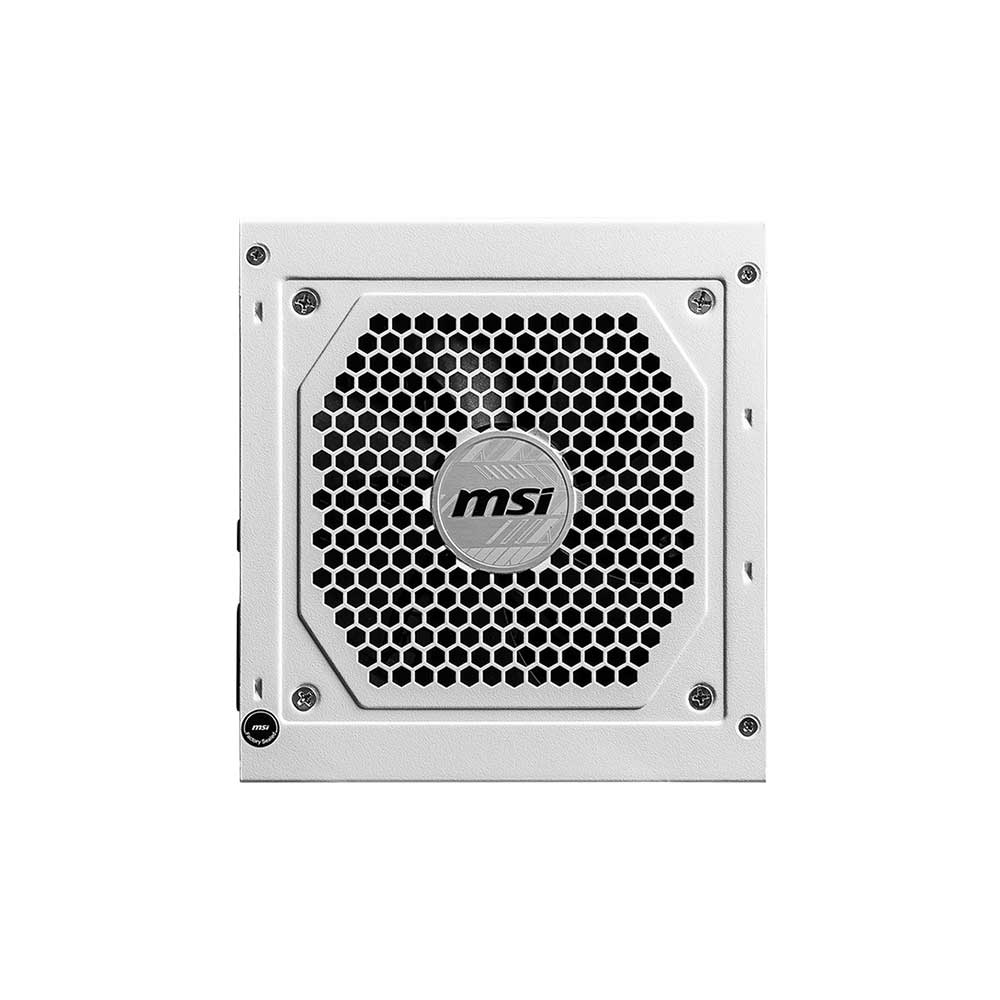 MSI MAG A850GL White PCIe5 850 Watt ATX 3.1 80 Plus Gold Certified Power Supply