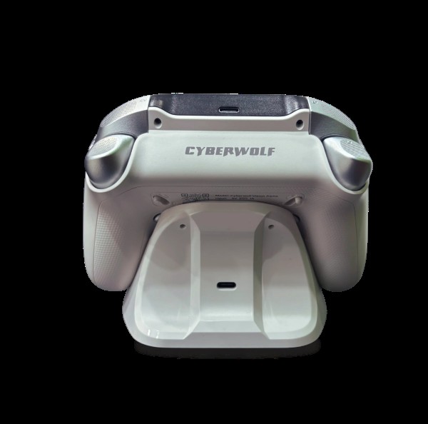 Cyberwolf Vision Alpha Wireless Gaming Controller with Display (White)