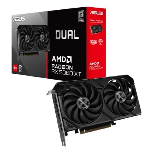 ASUS Dual RX 9060XT 16GB GDDR6 Graphics Card