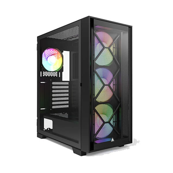 Montech Air 1000 Premium ARGB Mid-Tower ATX Gaming Cabinet (Black)
