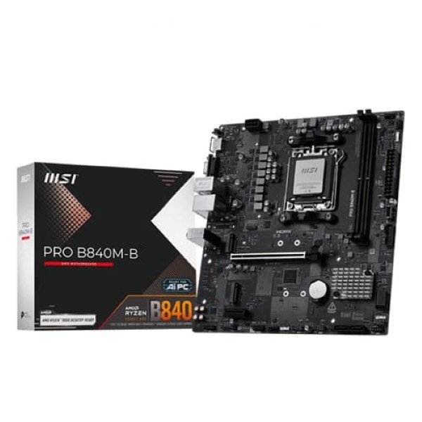 MSI Pro B840M-B DDR5 AMD AM5 M-ATX Motherboard