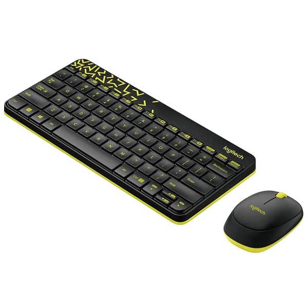 Logitech MK240 Wireless Keyboard and Mouse Combo with 1000 DPI and Spill Resistant Design