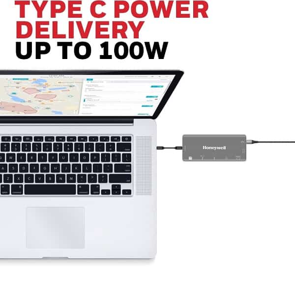 HONEYWELL ULTRA DOCK 8 IN 1 TYPE-C MULTI DEVICE ADAPTOR INCLUDING HDMI AND SD CARD SLOT