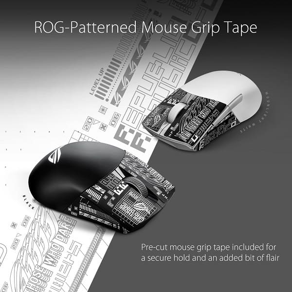 Asus Rog Keris Aimpoint Wireless Lightweight (75g) Wireless RGB gaming mouse with 36000 DPI