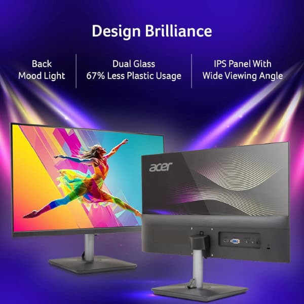 Acer RS242Y 24-inch Full HD 100hz 1ms IPS Panel Monitor