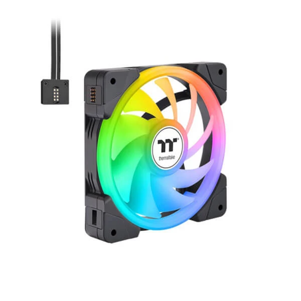 Thermaltake Swafan EX12 ARGB Sync Triple Pack Cabinet Fan (Black)