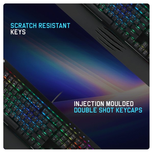 Cosmic Byte CB-GK-29 Black Eye Pro wired Mechanical Gaming keyboard (Black)