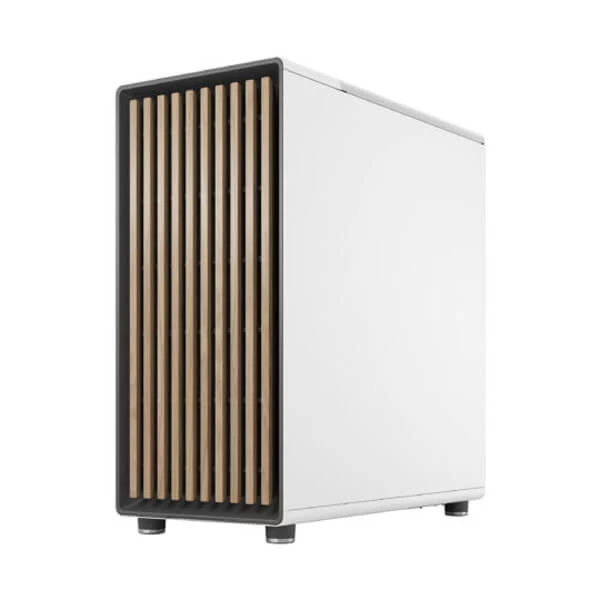 Fractal Design North Chalk TG Mid-Tower ATX Gaming Cabinet (White)