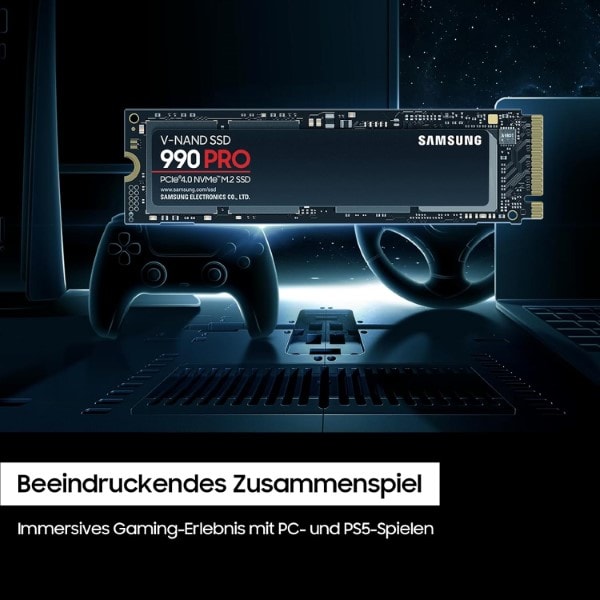 Samsung 990 Pro 4TB NVMe M.2 Gen 4.0 Internal SSD (MZ-V9P4T0BW)