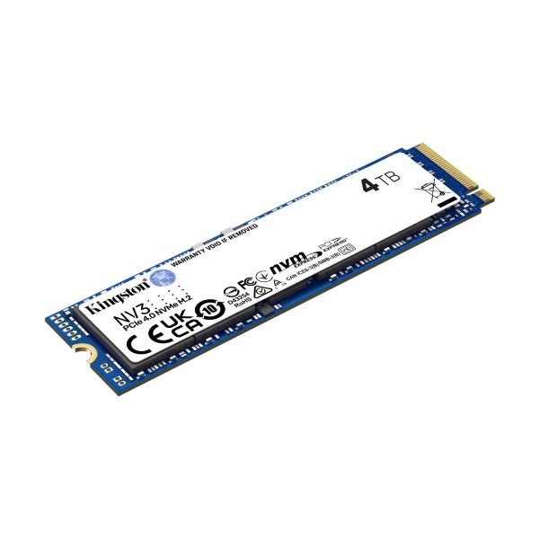 Kingston NV3 4TB Gen4.0 NVMe M.2 Internal SSD