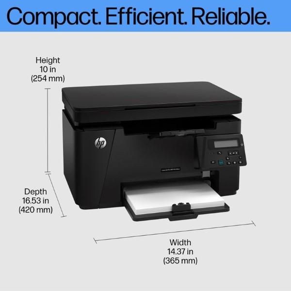 HP LaserJet Pro M126NW Multifunction All-in-One Black &amp; White Printer
