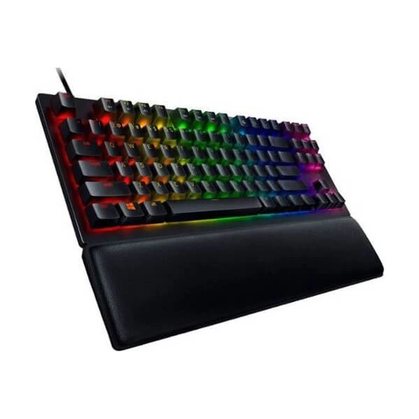 Razer Huntsman V2 Tenkeyless Mechanical Gaming Keyboard with Linear Optical Red Switches (Black)