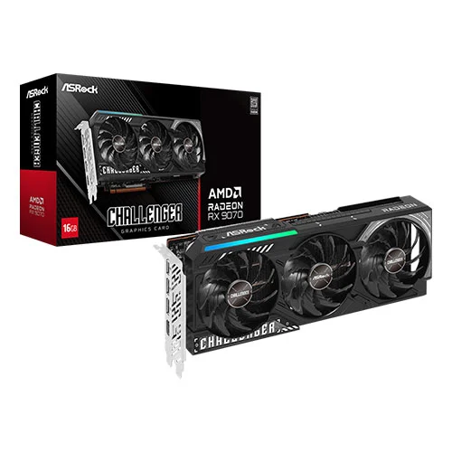 Asrock AMD RX 9070 Challenger 16GB GDDR6 Graphics Card