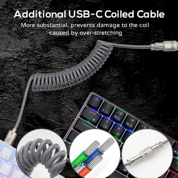 Royal Kludge RK61 BLACK (Blue Switch) Mechanical Wireless Gaming Keyboard