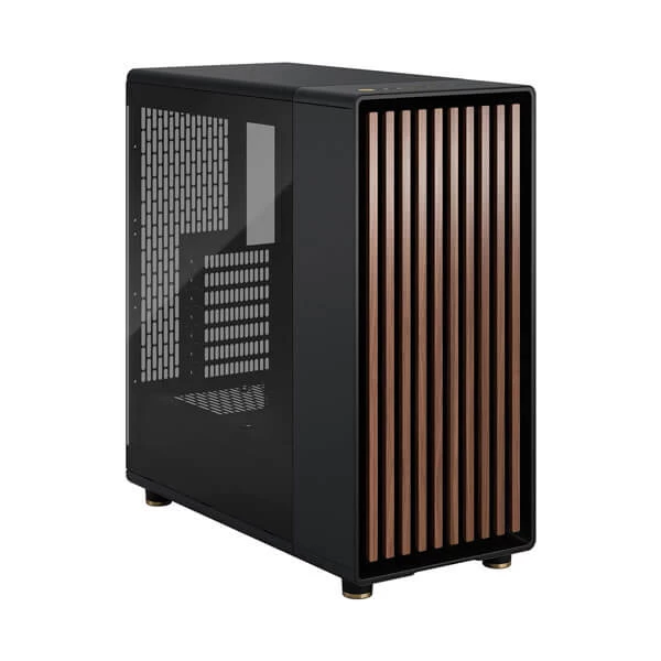 Fractal Design North Charcoal TG Dark Mid-Tower ATX Gaming Cabinet (Black)
