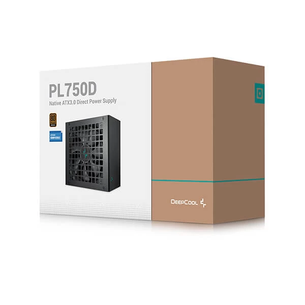 DeepCool PL750D 750 Watts 80 Plus bronze Certified Non-Modular ATX3.0 Power Supply