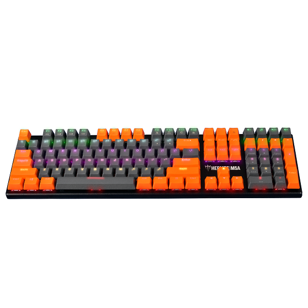 Gamdias Hermes M5A Mechanical Gaming Keyboard with Blue Switches (Orange and Black)