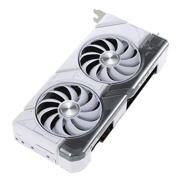 Asus Dual GeForce RTX 4070 OC WH Edition 12GB GDDR6X graphics card (white)
