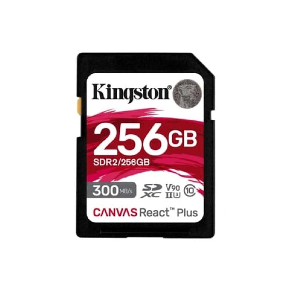 Kingston Canvas React Plus SDR2 256GB SD Card