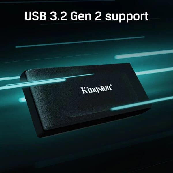 Kingston XS1000 1TB USB 3.2 Gen 2 External SSD