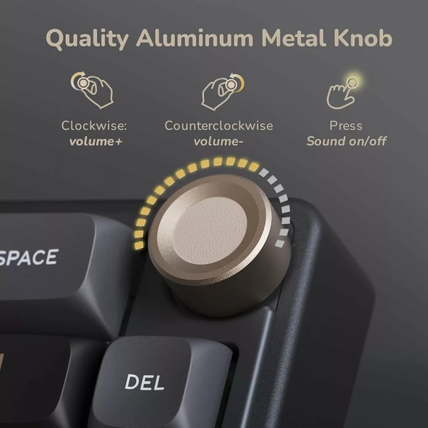 Royal Kludge RK R65 Green Sand (BROWN Switch) Wired Mechanical Gaming Keyboard