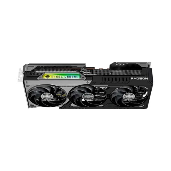 AsRock Radeon RX 9070XT Steel Legend Dark 16GB GDDR6 Graphics Card