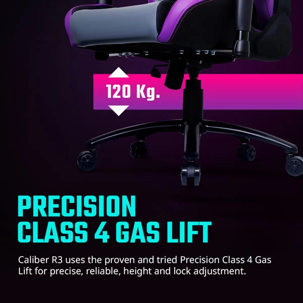 Cooler Master Caliber R3 Gaming Chair (Purple-Black)