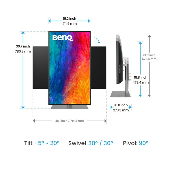 BenQ PD3225U 32-inch 4K 60hz IPS Panel Pro-Designer Monitor