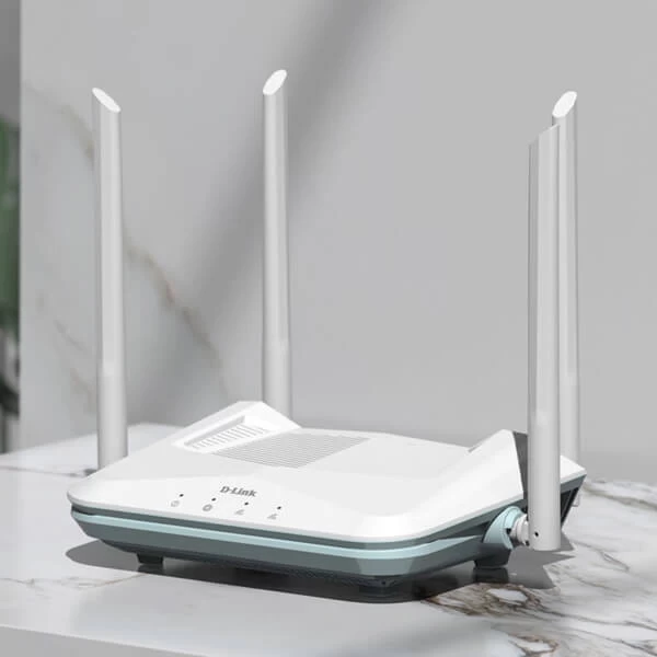 D-Link R15 AX1500 WiFi 6 Dual-Band Wireless Router (White)