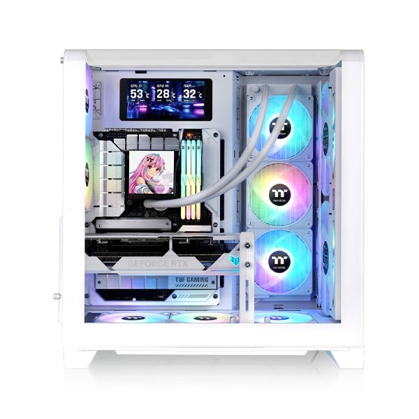 Thermaltake View 390 Air Snow Mid Tower ATX cabinet (White)