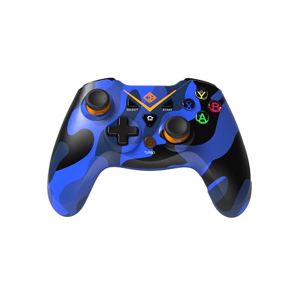 Cosmic Byte C3070W Nebula 2.4G Wireless Gamepad for PC/PS3 with Support for Windows XP/7/8/10 (Camo Blue)