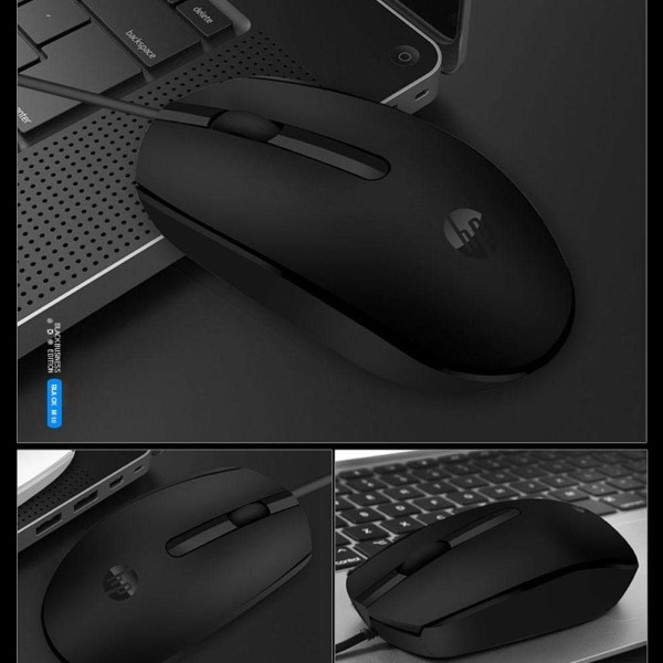 HP M10 Wired USB Mouse With 1000DPI