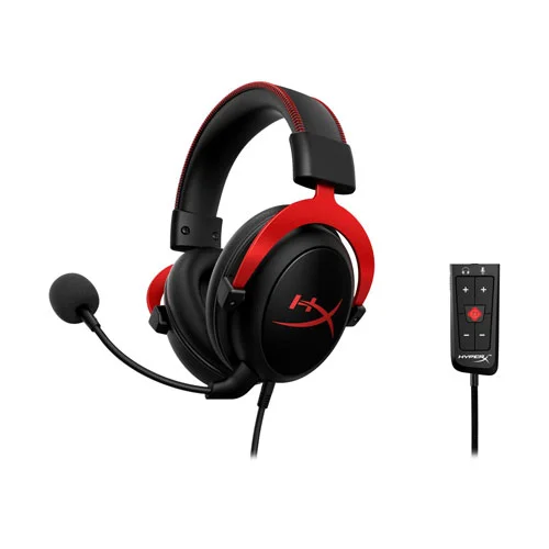 HyperX Cloud II Gaming Headset with Virtual 7.1 Surround Sound (Red)