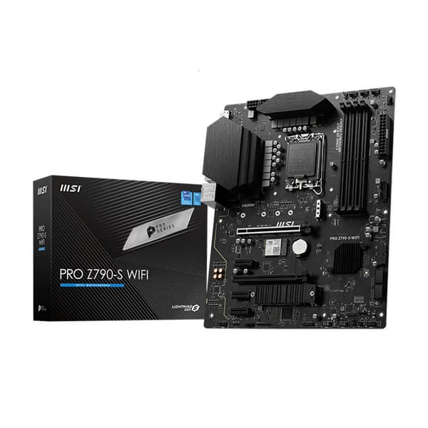 MSI Pro Z790-S WiFi DDR5 Intel 13th Gen/12th Gen LGA 1700 ATX Motherboard