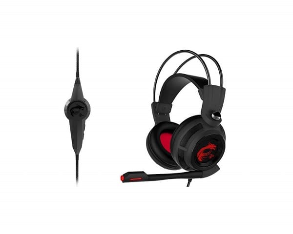 Msi Ds502 Gaming Headset with Microphone and 7.1 Surround Sound
