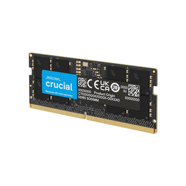 Crucial Basics 16GB 4800MHz DDR5 SODIMM Laptop Memory