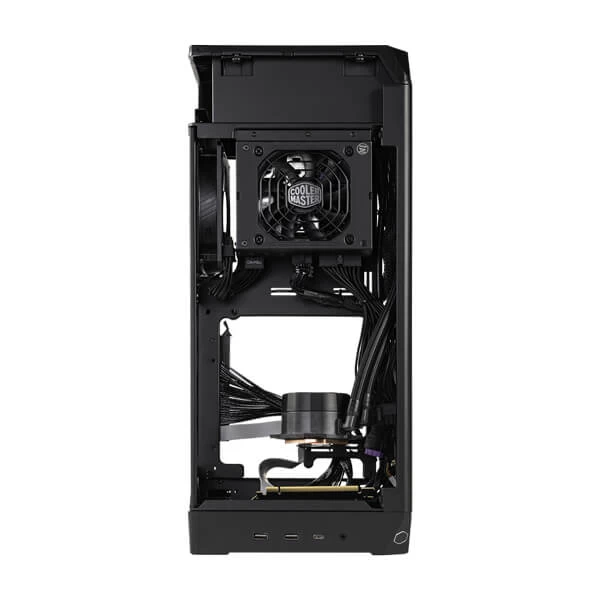 Cooler Master Ncore 100 Max Silver (M-ITX) Mini-Tower Cabinet with Cooler and PSU (Silver Edition)