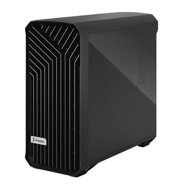 Fractal Design Torrent Black TG Dark Tint Mid-Tower ATX Cabinet with Front Mesh & Side Glass Panel