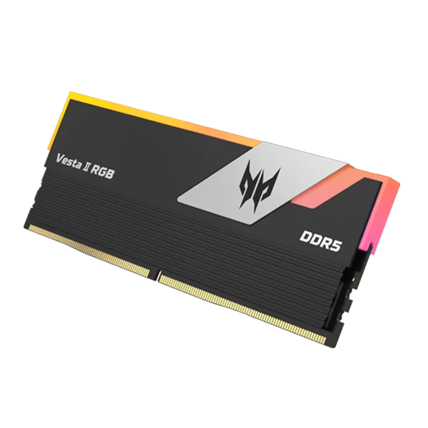 Acer Predator Vesta II RGB 64Gb (32Gb X 2) 6000Mhz DDR5 Desktop Memory (Black)