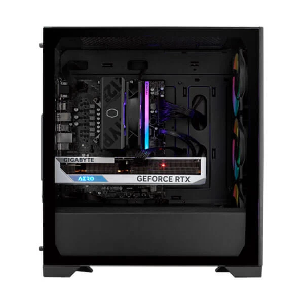 Cooler Master Elite 301 ARGB Mini-Tower M-ATX Cabinet (Black)