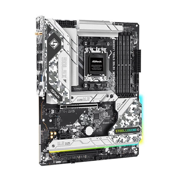 ASROCK X670E STEEL LEGEND AMD AM5 DDR5 ATX MOTHERBOARD FOR RYZEN 7000 SERIES PROCESSORS