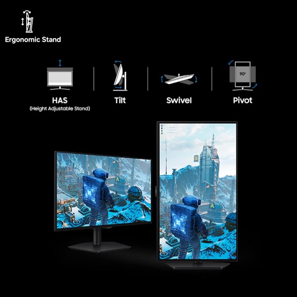 Samsung Odyssey G7 LS32HG730SWXXL OLED 32-Inch 4K 165hz and FHD 330Hz 0.03ms Gaming Monitor