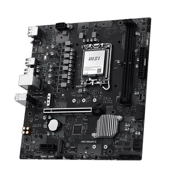 MSI Pro B860M-E Intel LGA 1851 Ddr5 M-Atx Motherboard