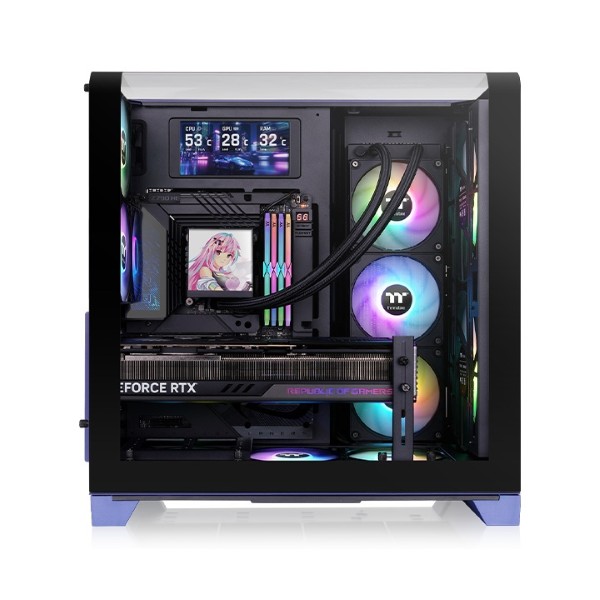 Thermaltake View 390 Air Future Dusk Mid Tower ATX cabinet (Future Dusk)
